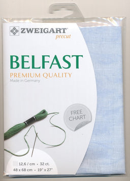 3609-5139-PK - BELFAST 100% LINEN 32 CT (48x68cm) 5139 VINTAGE BLUE