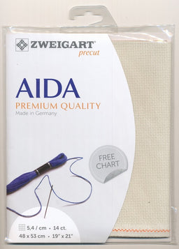3706-770-PK - COTTON AIDA STERN 14CT 770 LT BEIGE 48 x 53cm