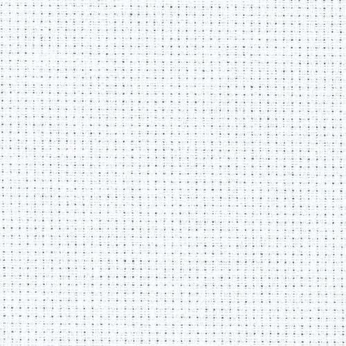 3706-100- COTTON AIDA STERN 14 CT 100 WHITE 110 cm