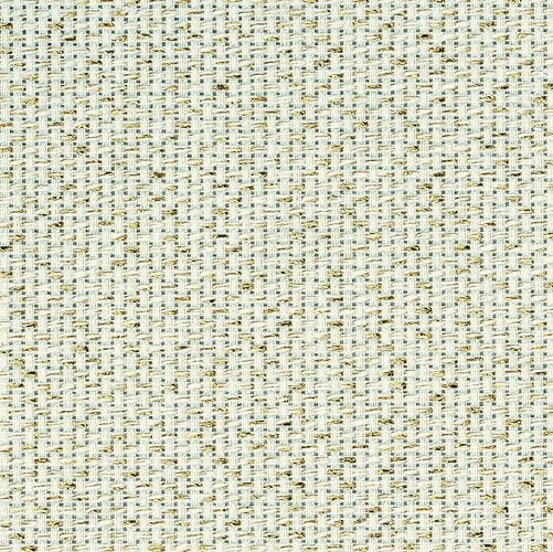 3706-118- COTTON-7MET AIDA STAR 14 CT 118 CREAM/GOLD FLECK 110 cm