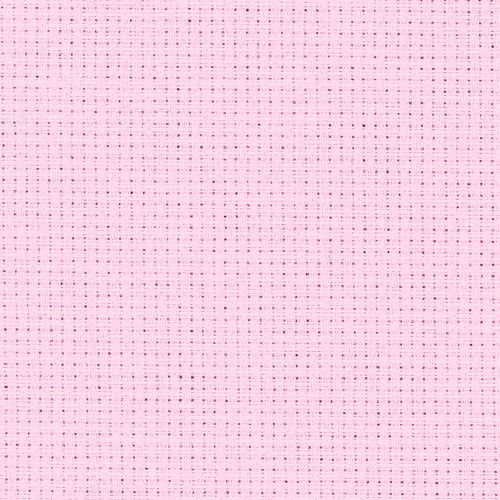 3706-4110- COTTON AIDA STERN 14 CT 4110 BABY PINK 110 cm