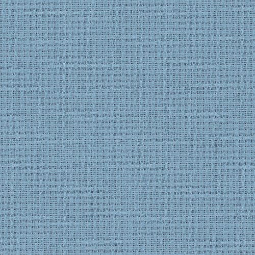 3706-594- COTTON AIDA STERN 14 CT 594 ANT BLUE 110 cm