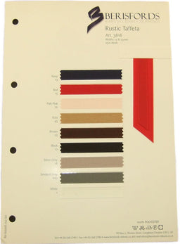 3818S - RUSTIC TAFFETA SHADE CARD