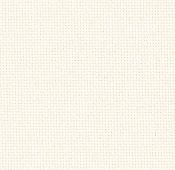 3835-101- LUGANA E/WEAVE 25 CT 101 ANTQ WHITE 140 cm