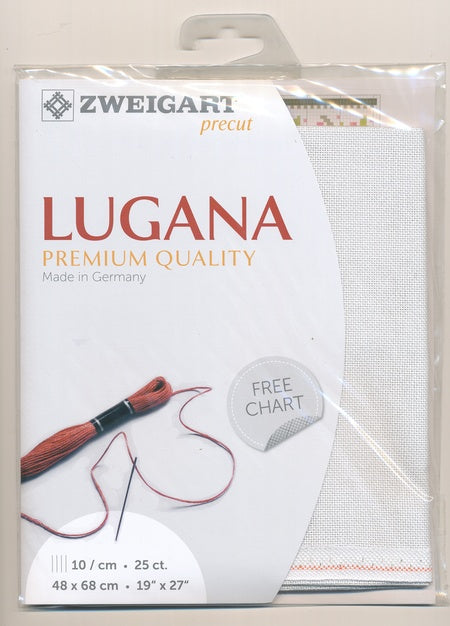 3835-7011-PK - LUGANA E/WEAVE 25CT(48x68cm) 7011 LIGHT GREY