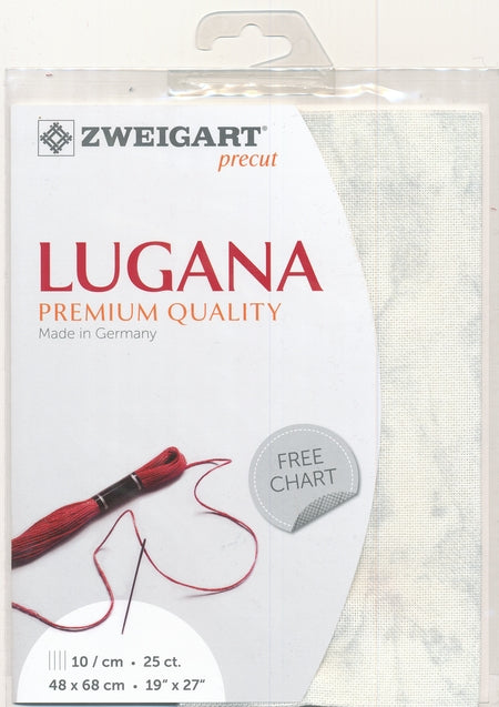 3835-7139-PK - LUGANA E/WEAVE 25CT(48x68cm) 7139 VINTAGE LIGHT GREY