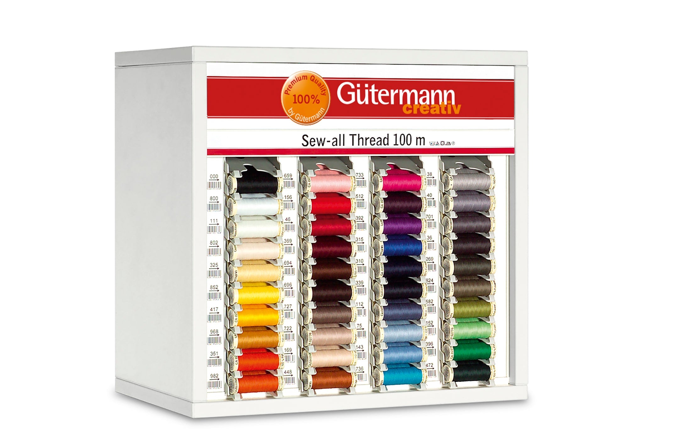 SVKA40-1 - GUTERMANN COUNTER/TOPBOX Sew all 100m -3 Reels each of 40 shades