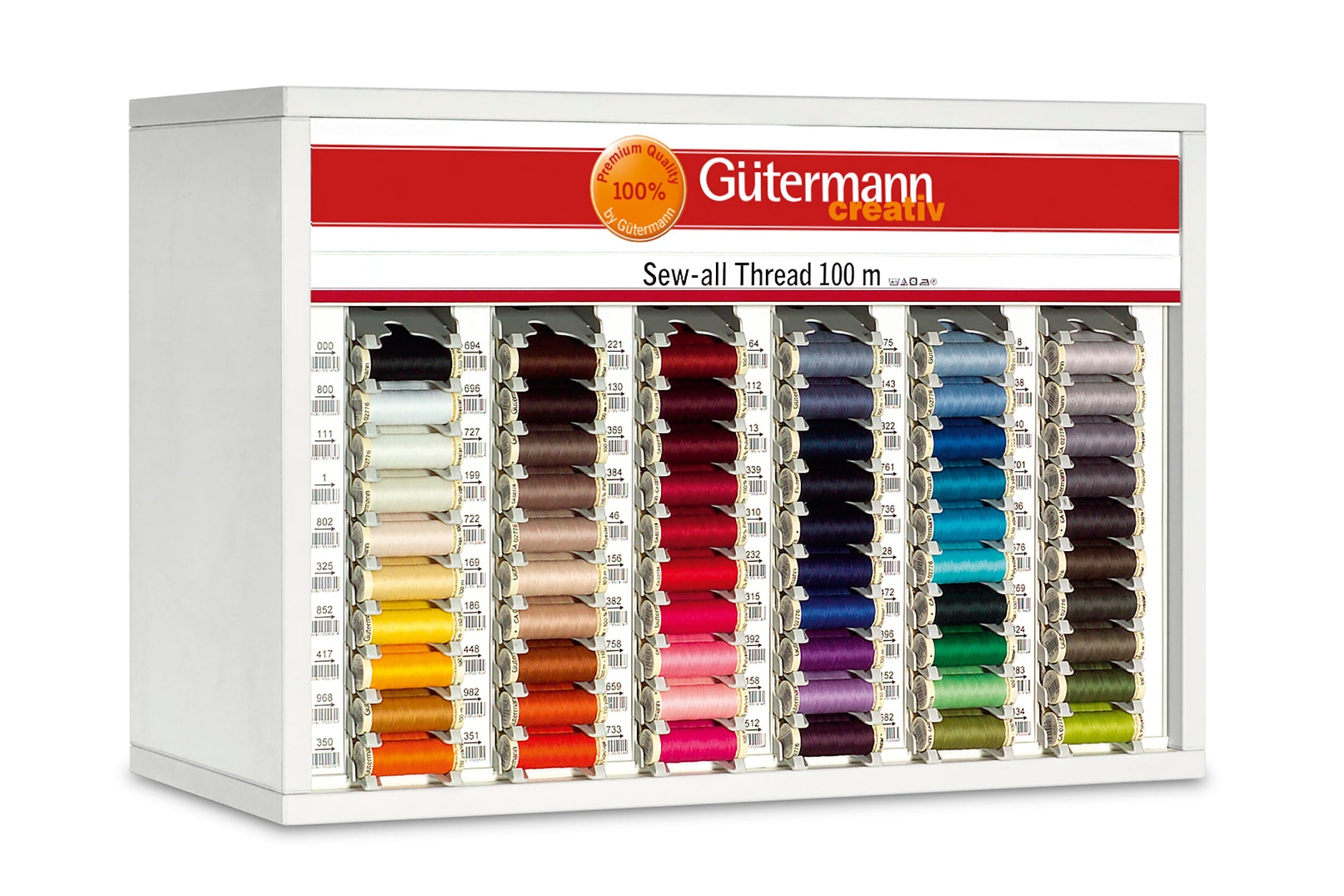 SVKA60-1 - GUTERMANN COUNTER/TOPBOX Sew all 100m -3 Reels each of 60 shades