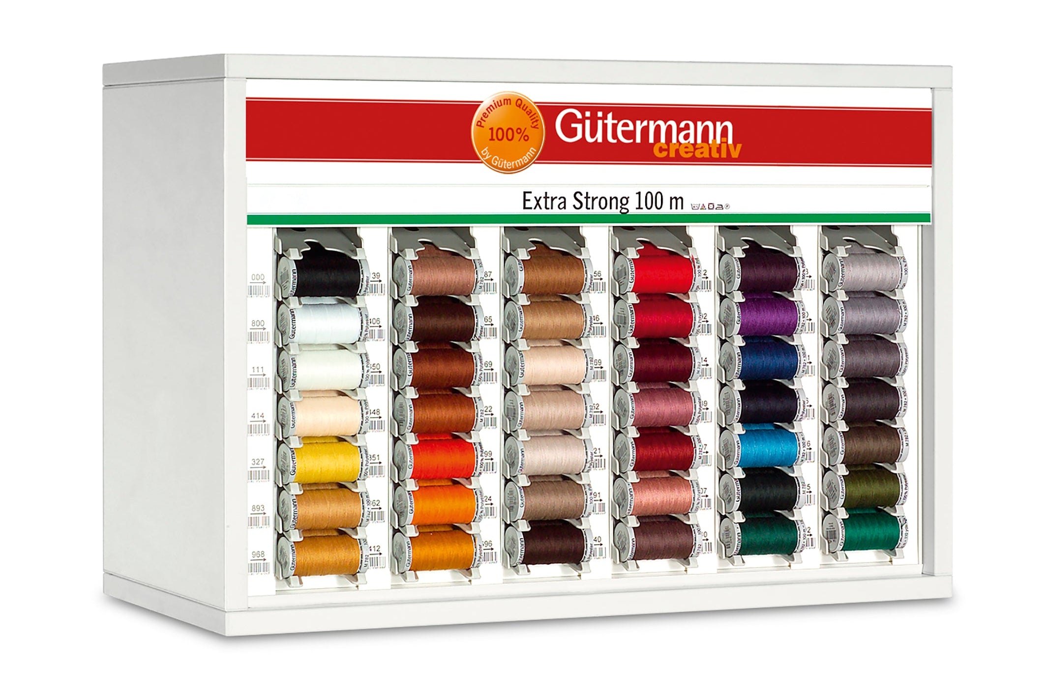 SVKA60-7 - GUTERMANN COUNTER/TOPBOX Extra stong 100m -3 Reels each of 42 shades