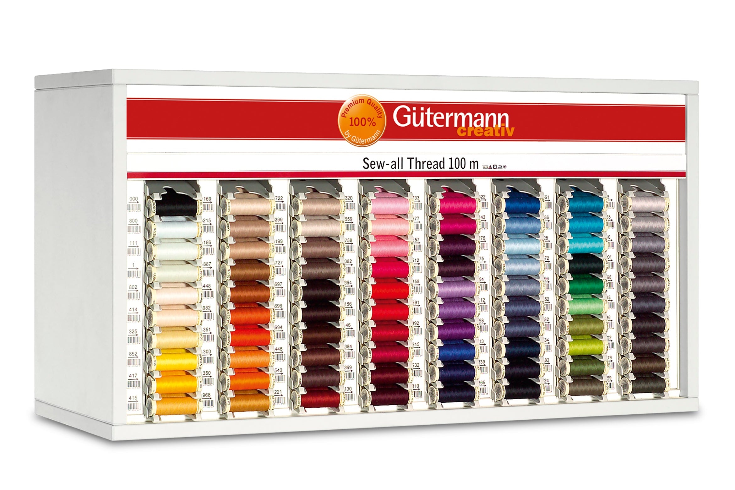 SVKA80-1 - GUTERMANN COUNTER/TOPBOX Sew all 100m -3 Reels each of 80 shades