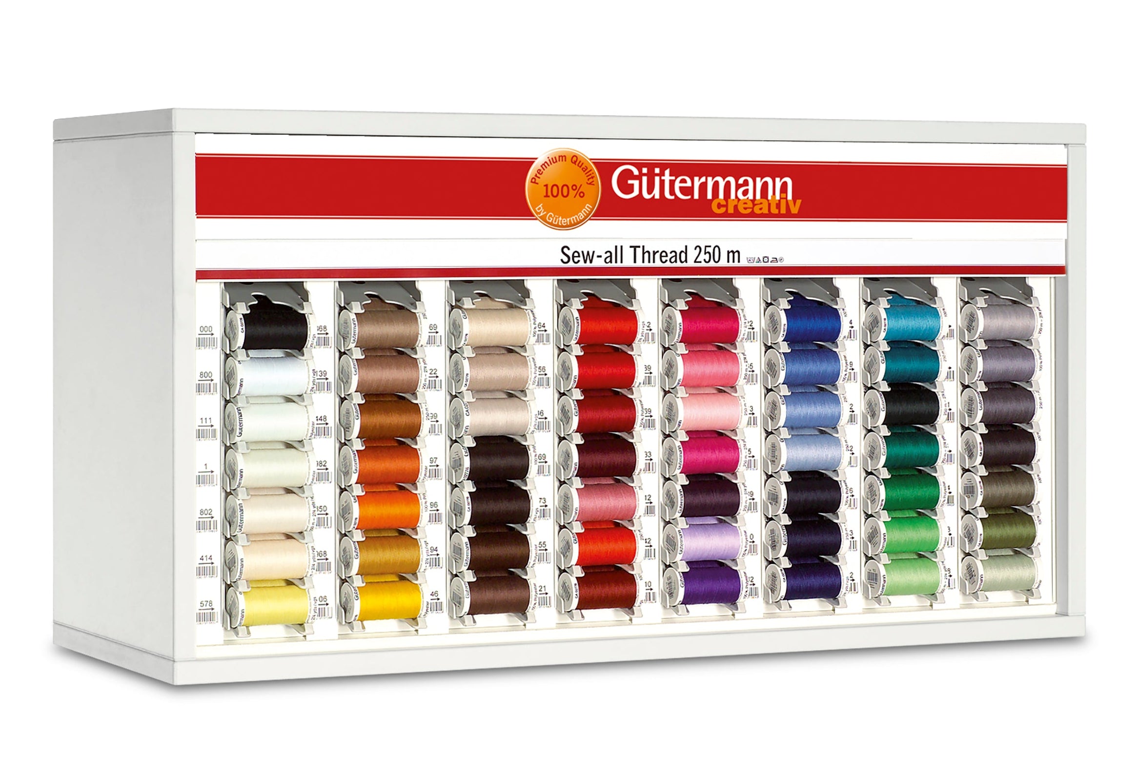 SVKA80-3 - GUTERMANN COUNTER/TOPBOX Sew all 250m -3 Reels each of 56 shades