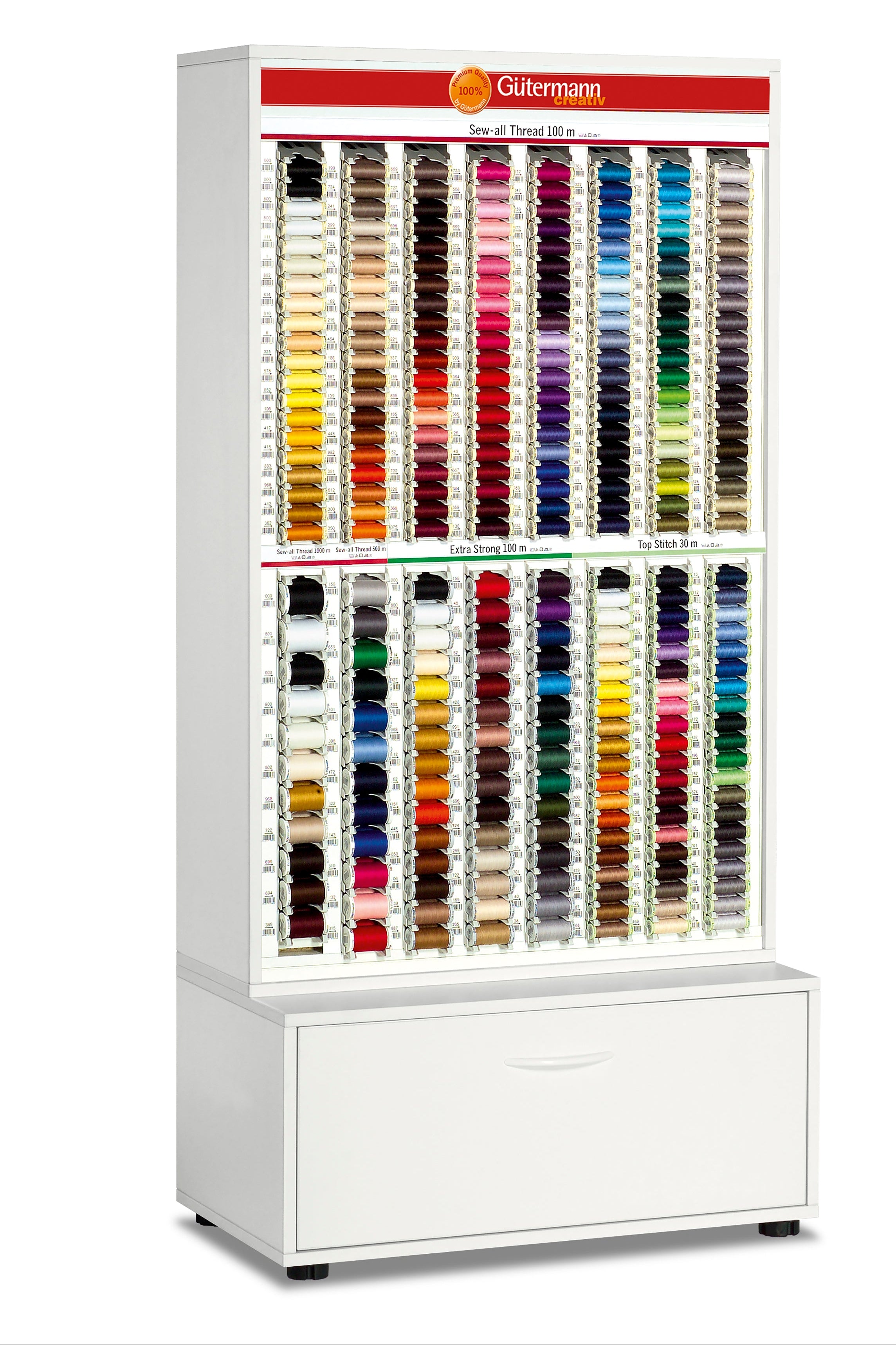 SVK336-8 - GUTERMANN STAND Sew all 100m, 500m & 1000m. Top stitch 30m - Extra strong 100m