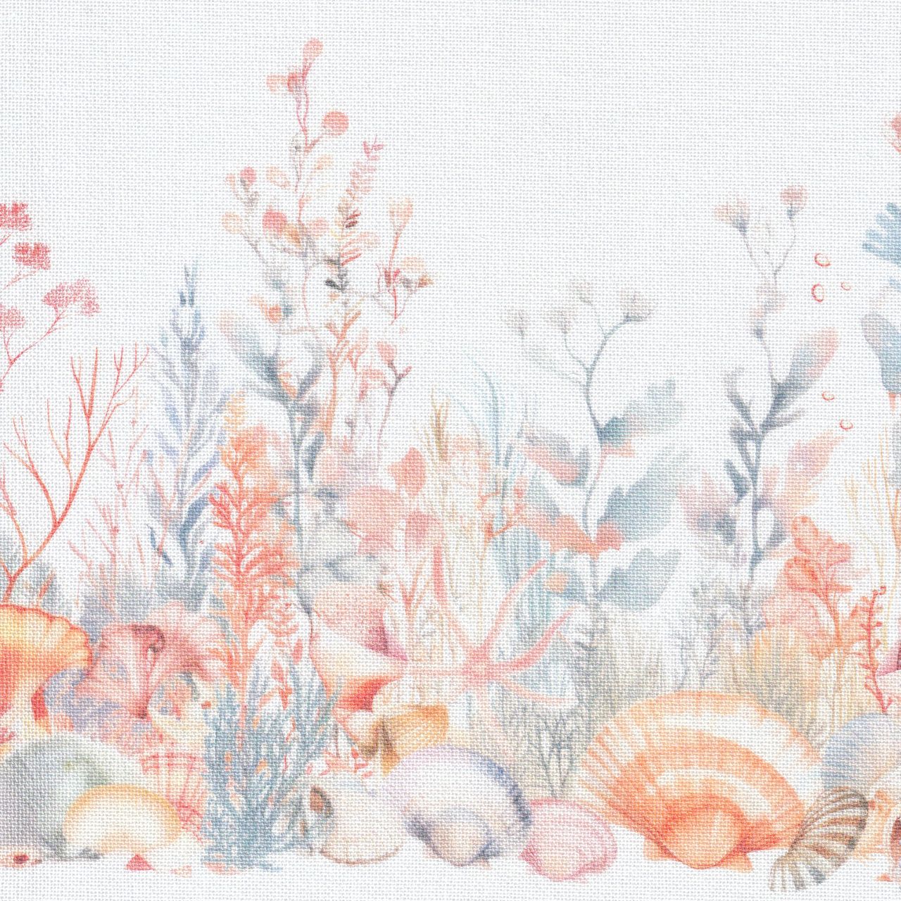 3984-90001  MURANO E/WEAVE 32CT 90001 CORAL REEF 140cm