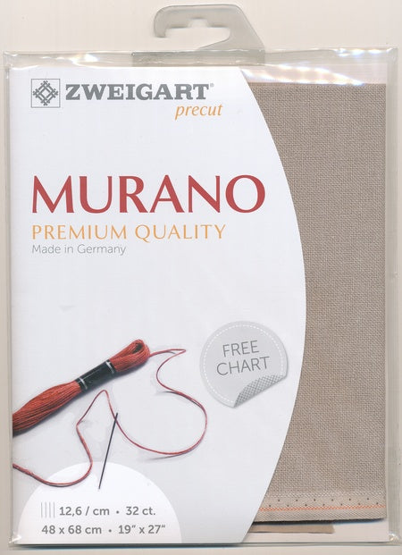 3984-3021-PK - MURANO E/WEAVE 32CT (48x68) 3021 BEIGE