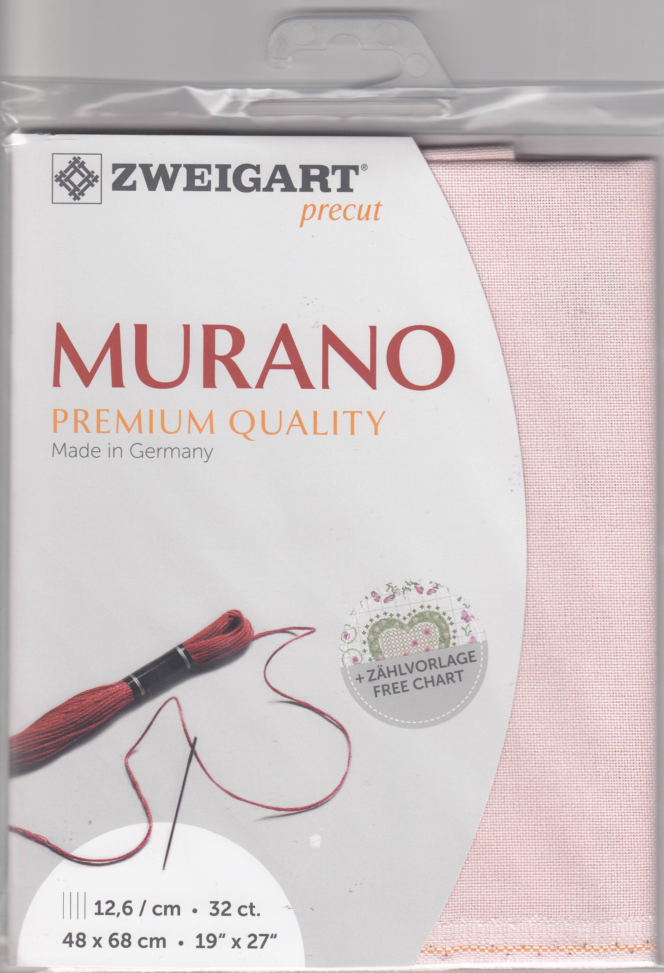 3984-4115-PK - MURANO E/WEAVE 32CT (48x68) 4115 LIGHT PINK