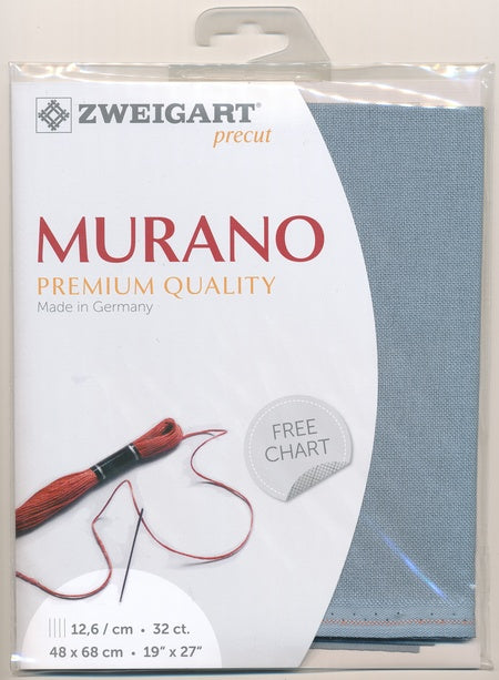 3984-5106-PK - MURANO E/WEAVE 32CT (48x68) 5106 MID BLUE