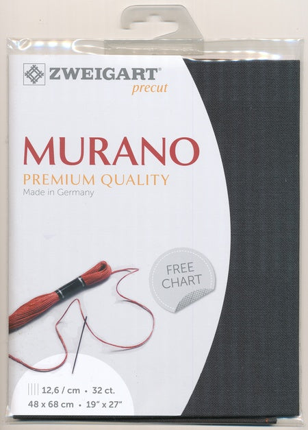3984-7026-PK - MURANO E/WEAVE 32CT (48x68) 7026 CHARCOAL