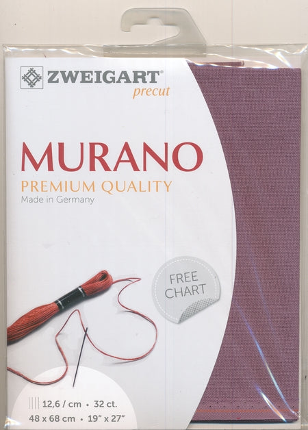 3984-9033-PK - MURANO E/WEAVE 32CT (48x68) 9033  DARK PURPLE