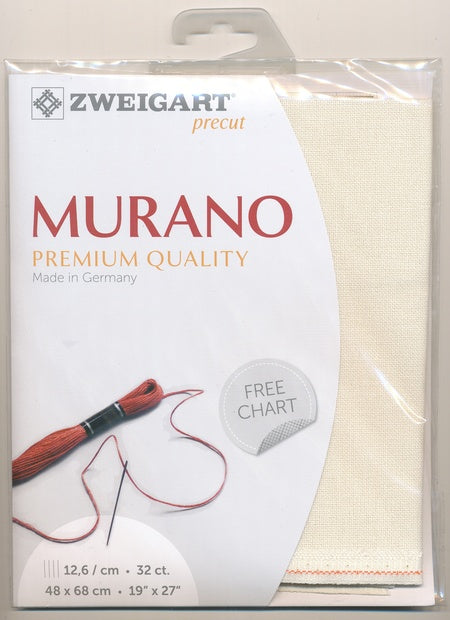 3984-99-PK - MURANO E/WEAVE 32CT (48x68) 99 LIGHT CREAM