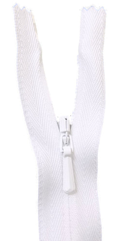 3CC-16-501 - YKK CONCEALED ZIP 16 inch 41 cm 501 WHITE