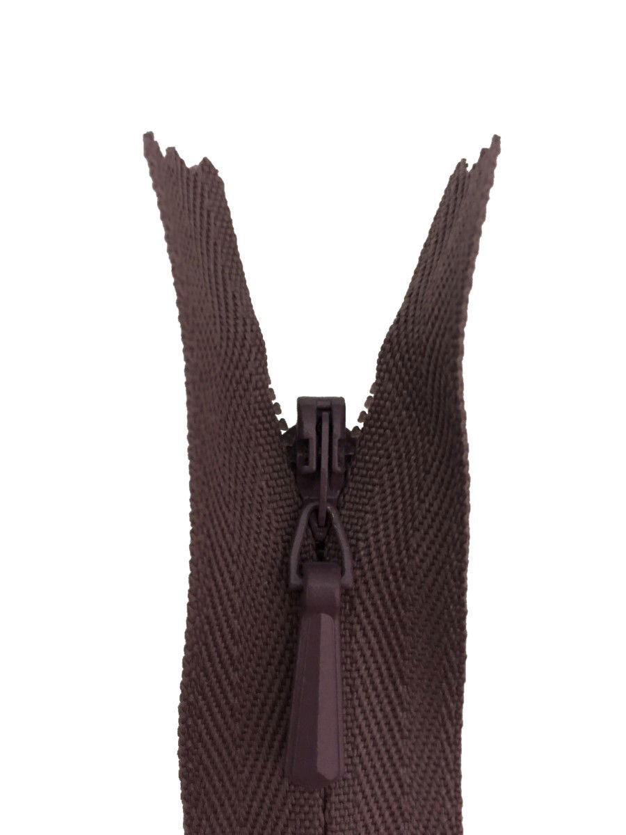 3CC-16-206 - YKK CONCEALED ZIP 16 inch 41 cm  206 ANT MAUVE