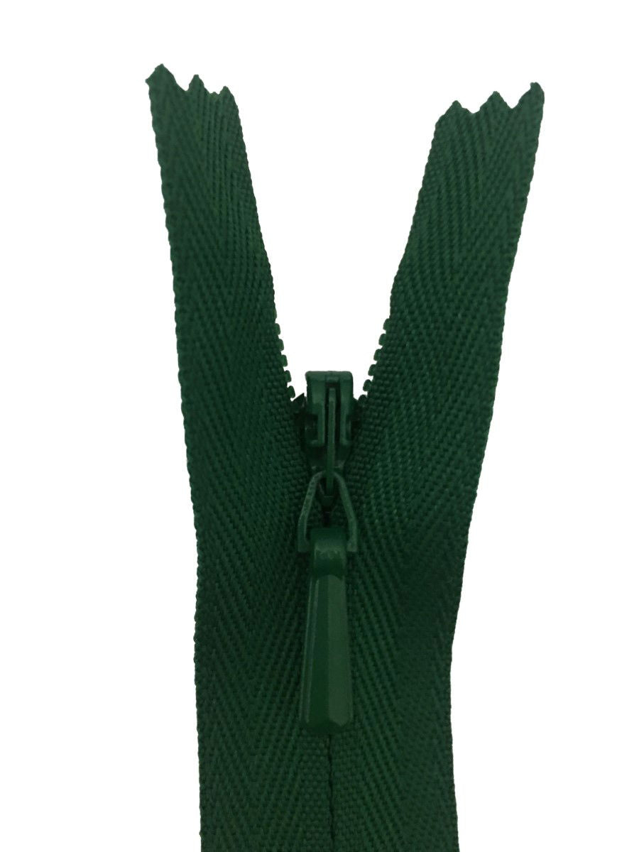 3CC-8-876 - YKK CONCEALED ZIP 8 inch 20 cm 876 EMERALD