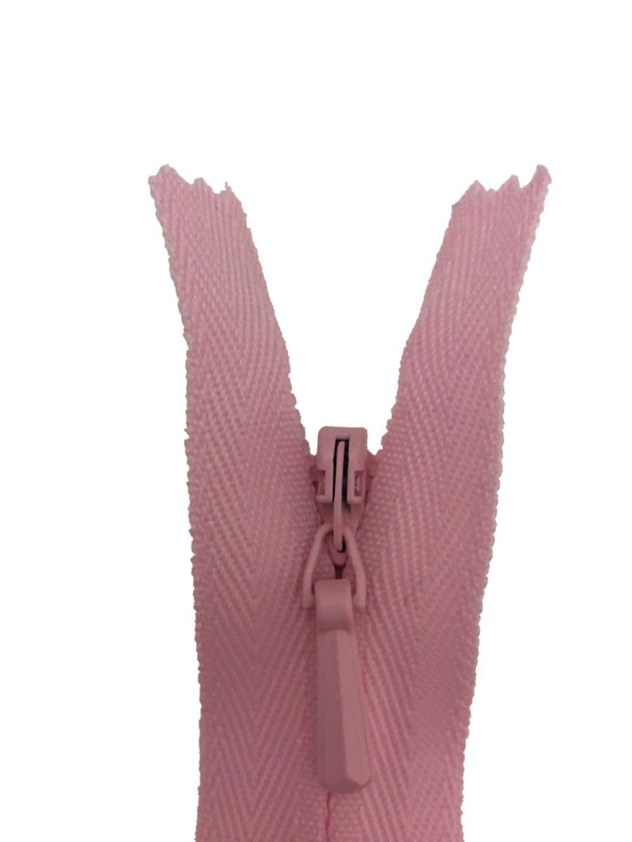 3CC-9-513 - YKK CONCEALED ZIP 9 inch  23 cm 513 PINK