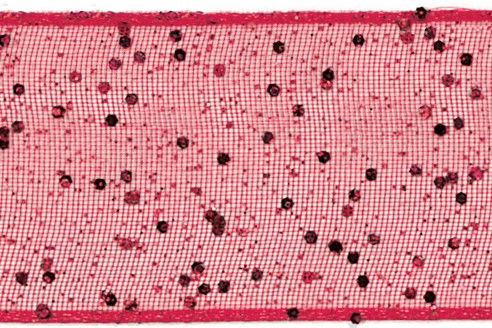 42802-15-15 - BERISFORD RANDOM GLITTER WIRED 15mm RED