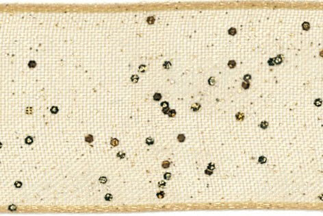 42802-40-678 - BERISFORD RANDOM GLITTER WIRED 40mm 678 HONEY GOLD