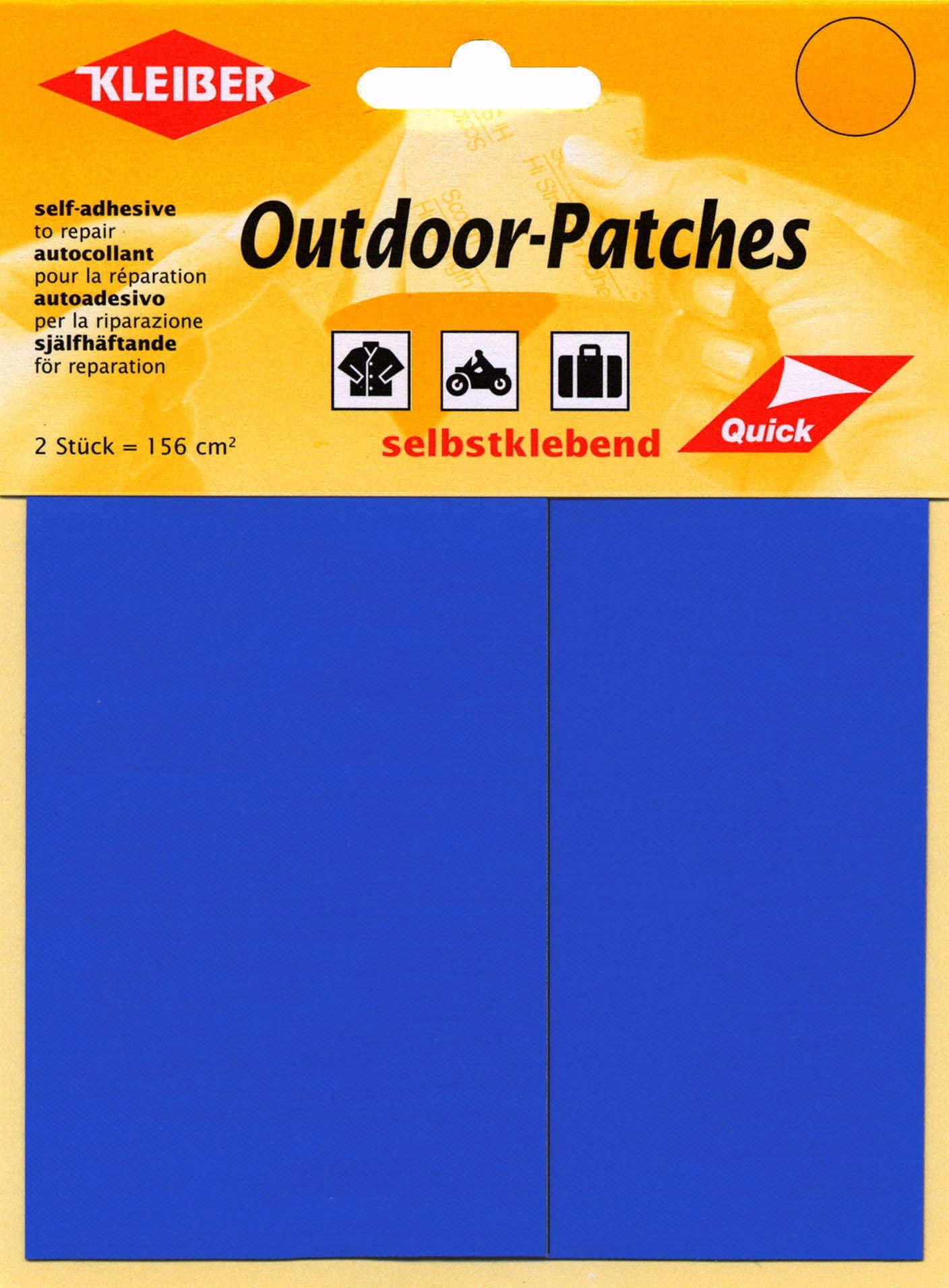 432-01 - SELF ADH SYNTH PATCH  X2 NAVY