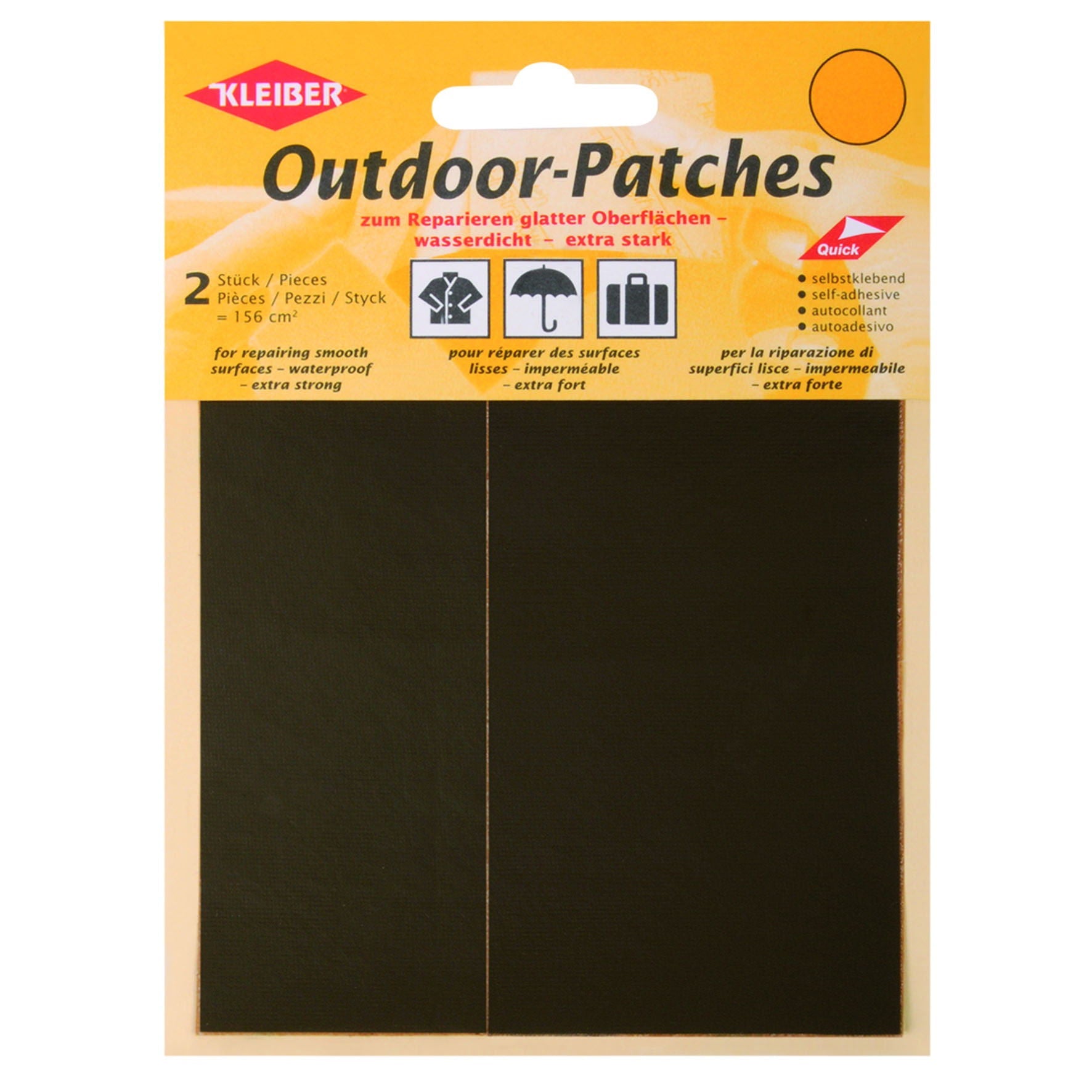 432-06 - SELF ADH SYNTH PATCH X2 OLIVE