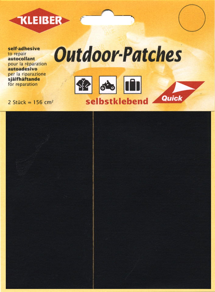 432-07 - SELF ADH SYNTH PATCH X2 BLACK