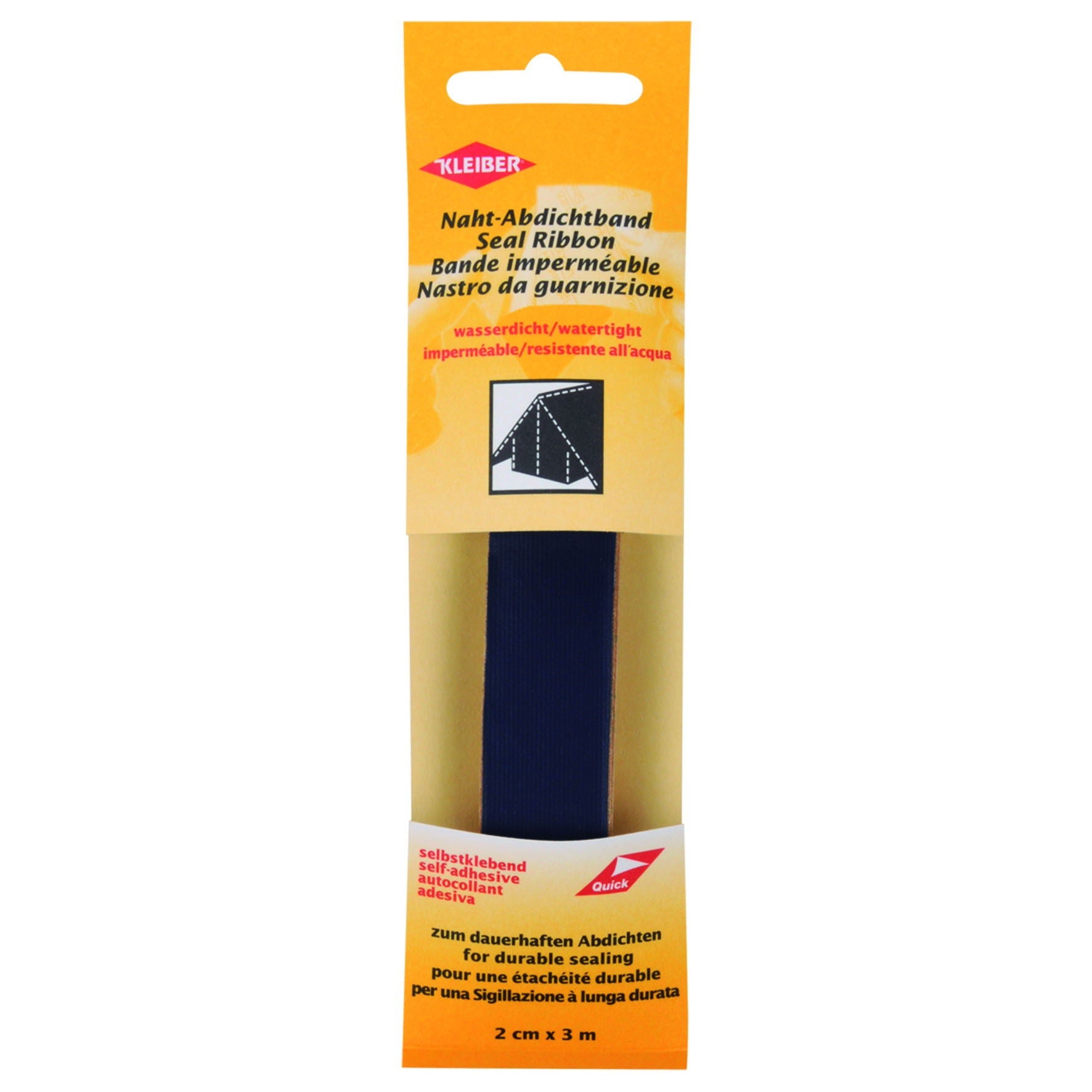 432-21 KLEIBER SEAL RIBBON 2cm x 3 m DARK BLUE