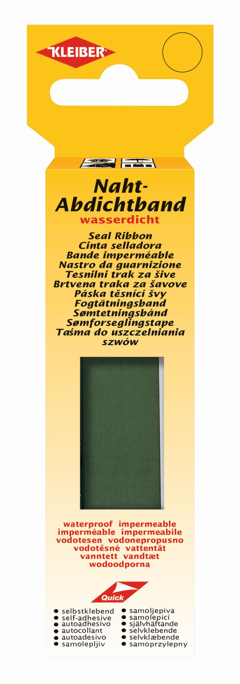 432-33 KLEIBER SEAL RIBBON 2cm x 3 m KHAKI