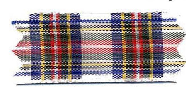 4446-25-41-100 - **TARTAN RIBBON 25mm 41 DRESS STEW **100M **