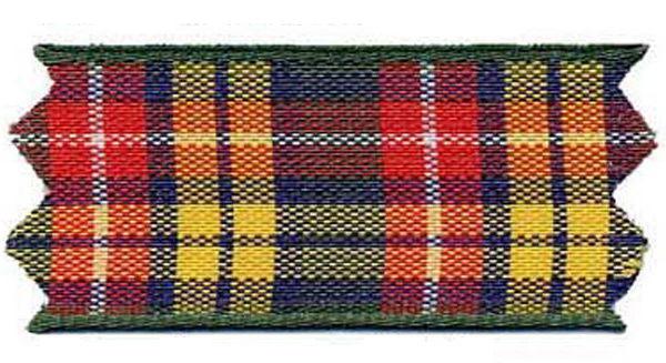4446-25-44 - 100 **TARTAN RIBBON 25mm COL 44 BUCHANAN