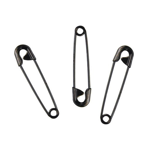 53122 - COUNTESS MILD STEEL SAFETY PINS 23mm - 00 BLK