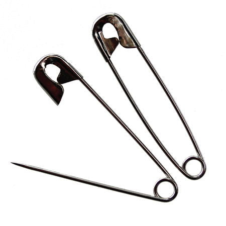 53401 - COUNTESS MILD STEEL SAFETY PINS 38mm - 2 NP