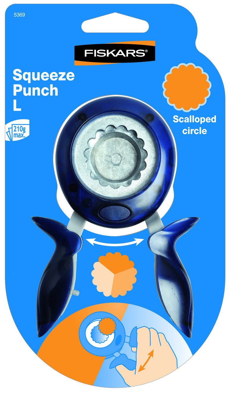 5369  ***SCALLOPED CIRCLE SQUEEZE PUNCH LGE