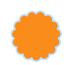 5369  ***SCALLOPED CIRCLE SQUEEZE PUNCH LGE