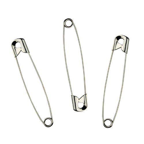 53701 - COUNTESS MILD STEEL SAFETY PINS 57mm - 5 NP
