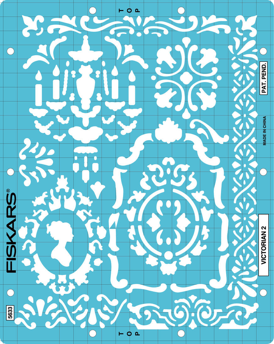 5633  **SHAPEBOSS  STENCI VICTORIAN 2