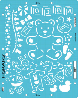 5634 - **SHAPEBOSS  STENCIL BABY