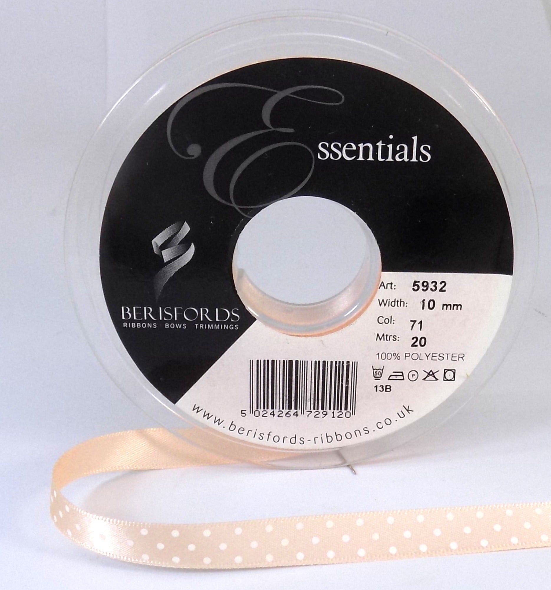 5932-10-71 - **BERI MICRODOT 10mm  71 PEACH