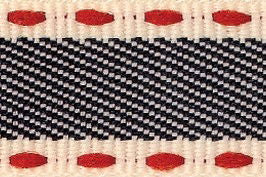 60036-15-1 - BERISFORD VINTAGE STITCH 15mm COL1 BLACK