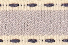60036-15-6 - BERISFORD VINTAGE STITCH 15mm COL6 GREY