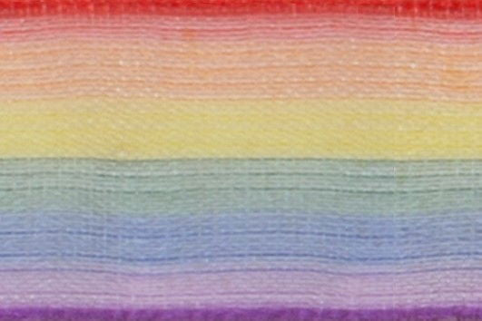 60208-40-1 - BERISFORD RAINBOW SHEER 40mm COL 1 PALE  RAINBOW