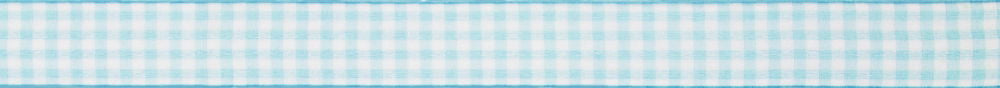 60209-15-3 - BERISFORD SHEER GINGHAM SKY BLUE 15mm X 25 METRE REEL