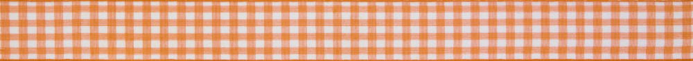 60209-15-42 - BERISFORD SHEER GINGHAM ORANGE 15mm X 25 METRE REEL
