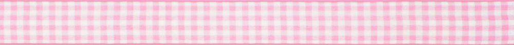 60209-15-57 - BERISFORD SHEER GINGHAM ROSE PINK 15mm X 25 METRE REEL